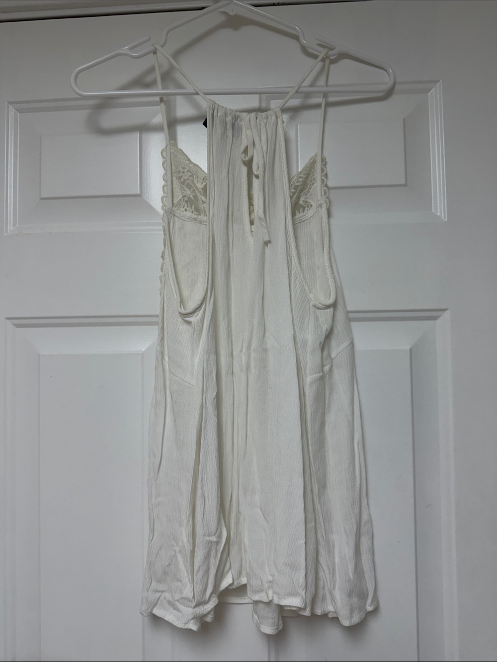 Blue Rain Cream Lace Bodice Summer Tank - Picture 4 of 6